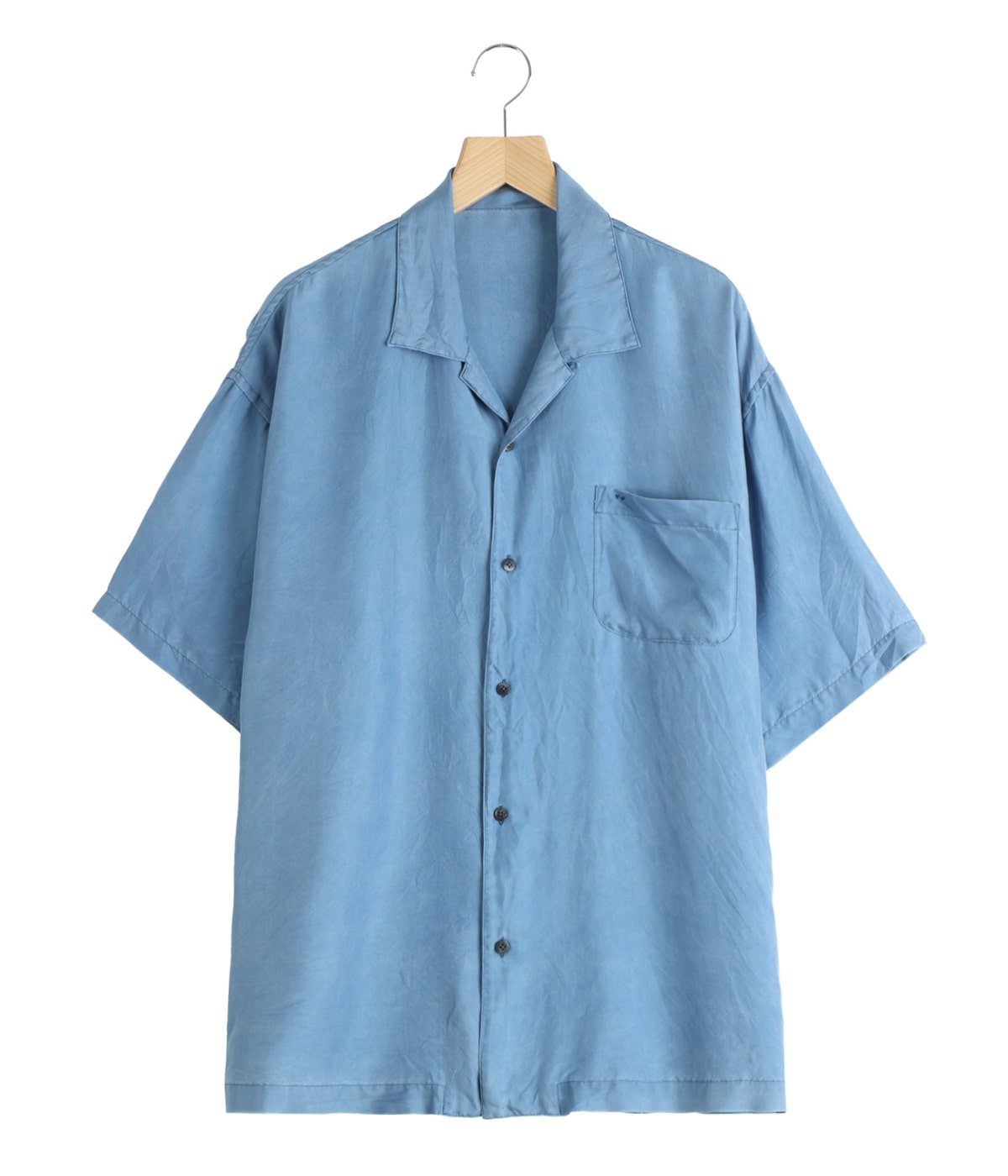 H/W INDIGO SILK SHIRT | PORTER CLASSIC(ポータークラシック