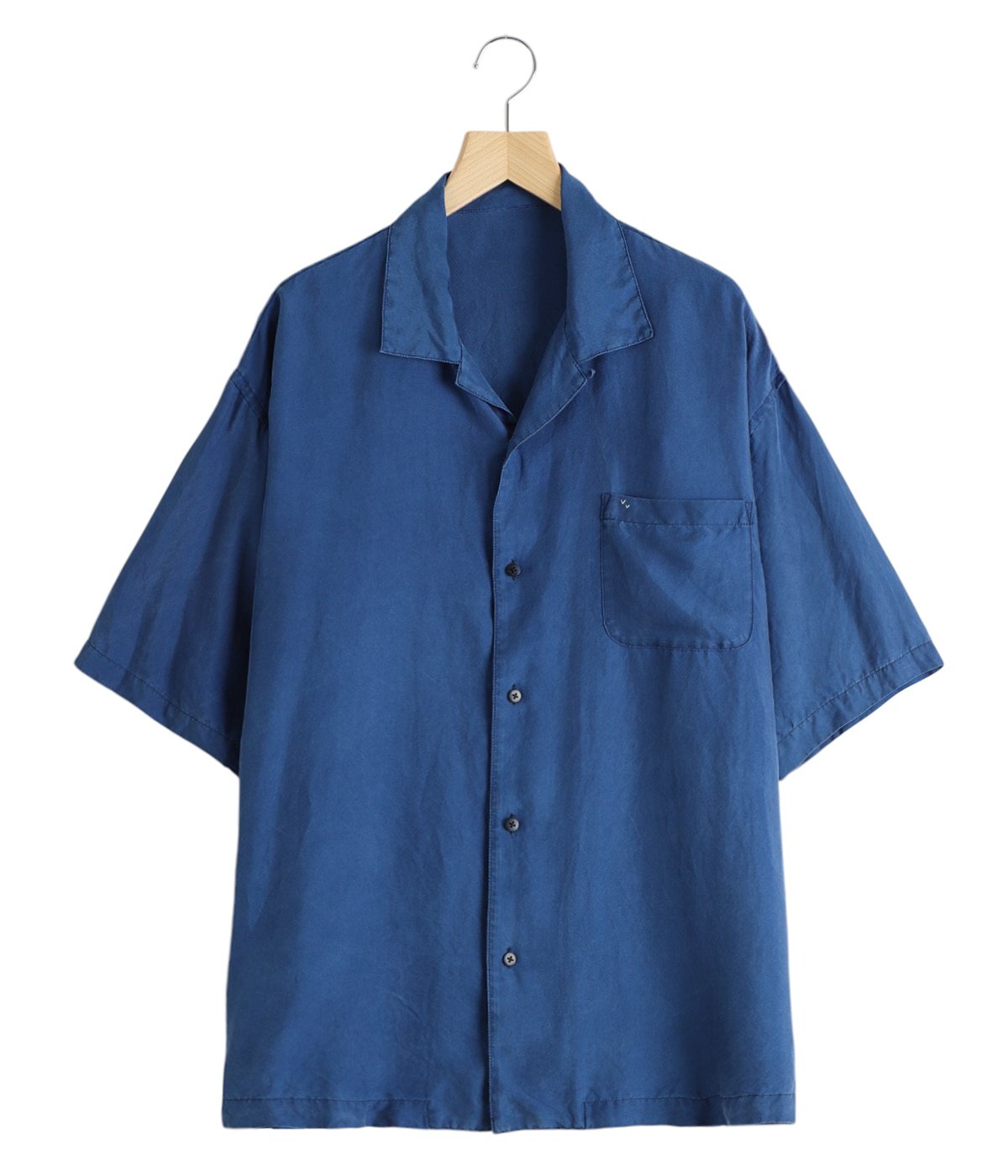 H/W INDIGO SILK SHIRT | PORTER CLASSIC(ポータークラシック