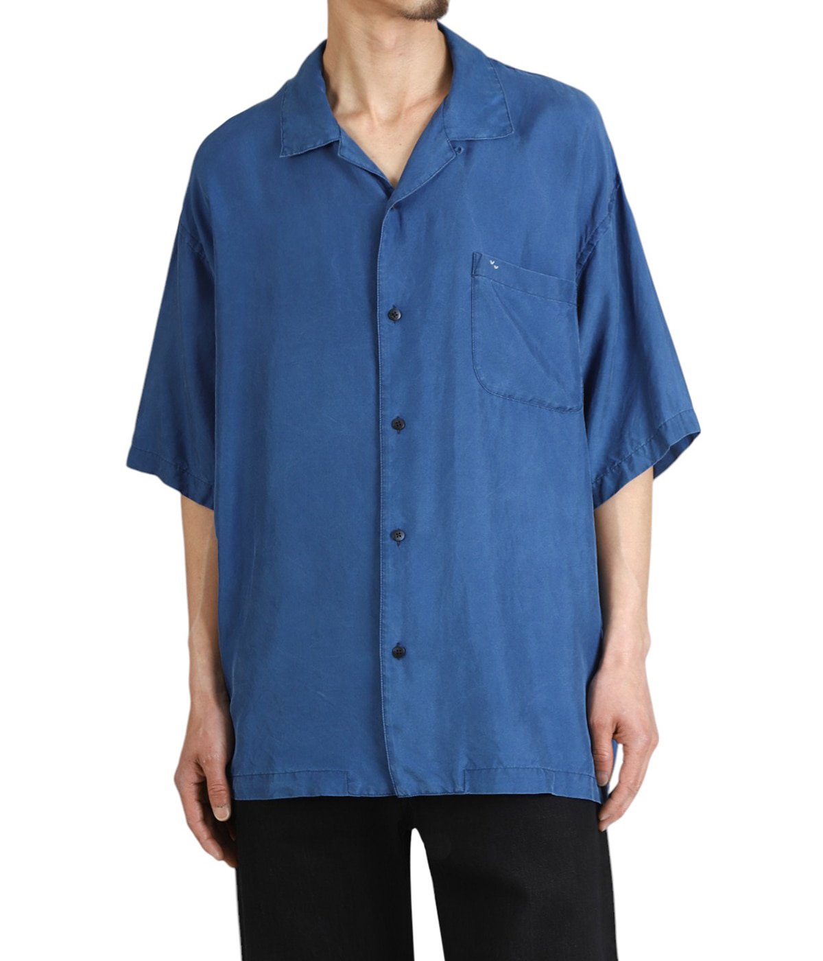 H/W INDIGO SILK SHIRT | PORTER CLASSIC(ポータークラシック