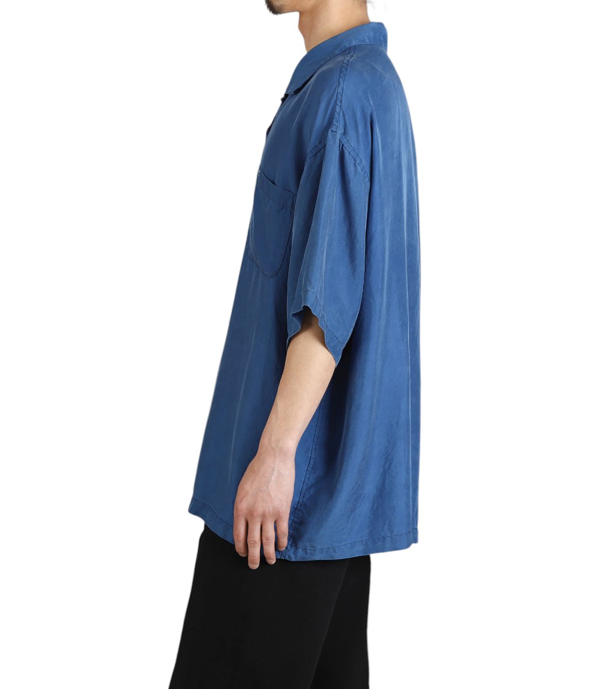 H/W INDIGO SILK SHIRT | PORTER CLASSIC(ポータークラシック