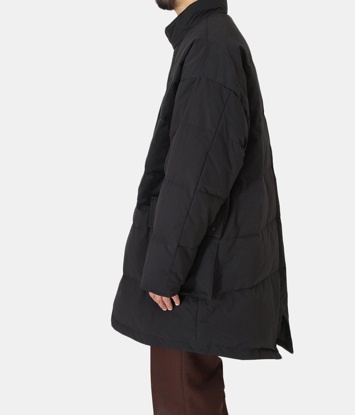 Porter Classic - WEATHER DOWN COAT BLACK