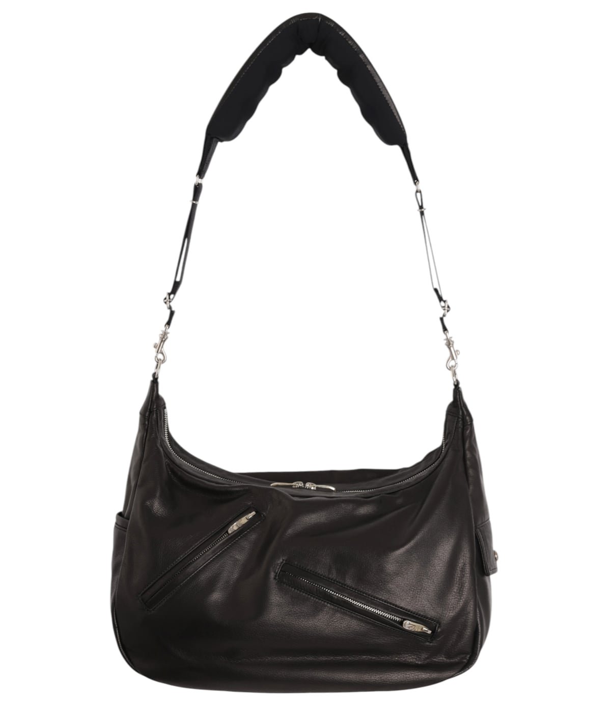 PC RIDERS LEATHER NEWTON SHOULDER BAG W / LOVE & PEACE