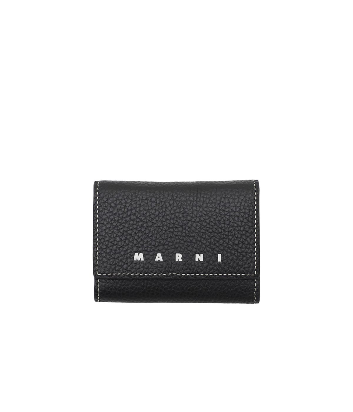 【新品未使用】MARNI レザーキーケースブラック レザー製 キーウォレット¥60500