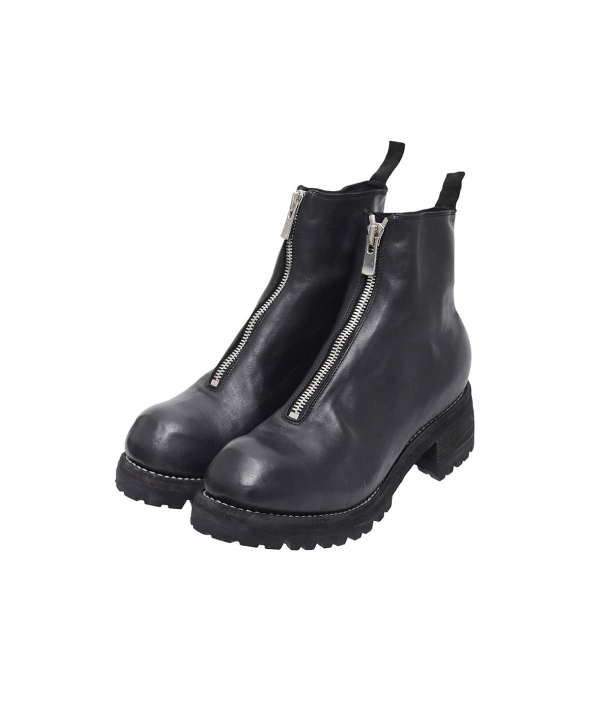 GUIDI グイディ PL DOUBLE SOLE HORSE FULL GRAIN フロントジップ 