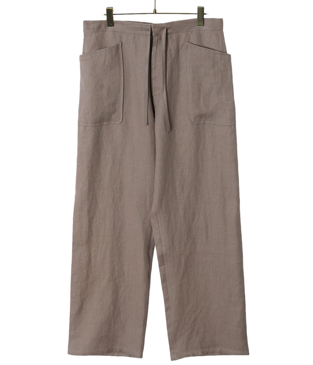 High Density Linen Twill Easy Trousers | PORT BY ARK(ポートバイ