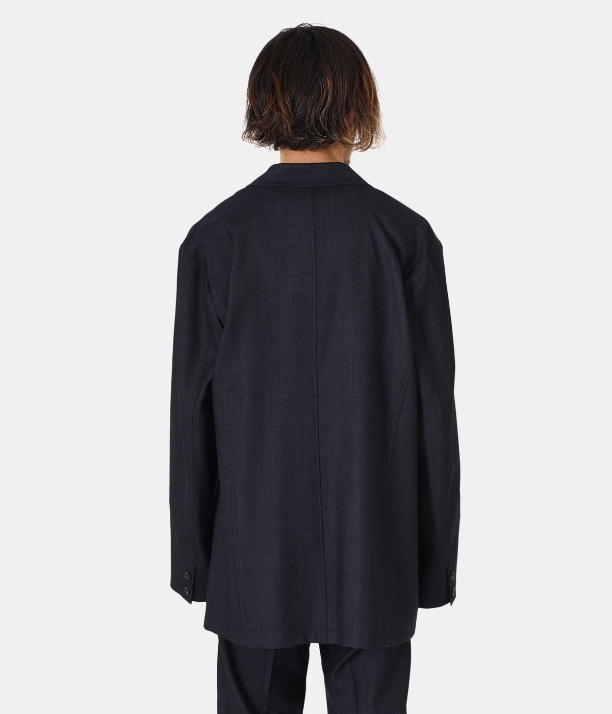 Wool Denim Chambray 2B Jacket | PORT BY ARK(ポートバイアーク