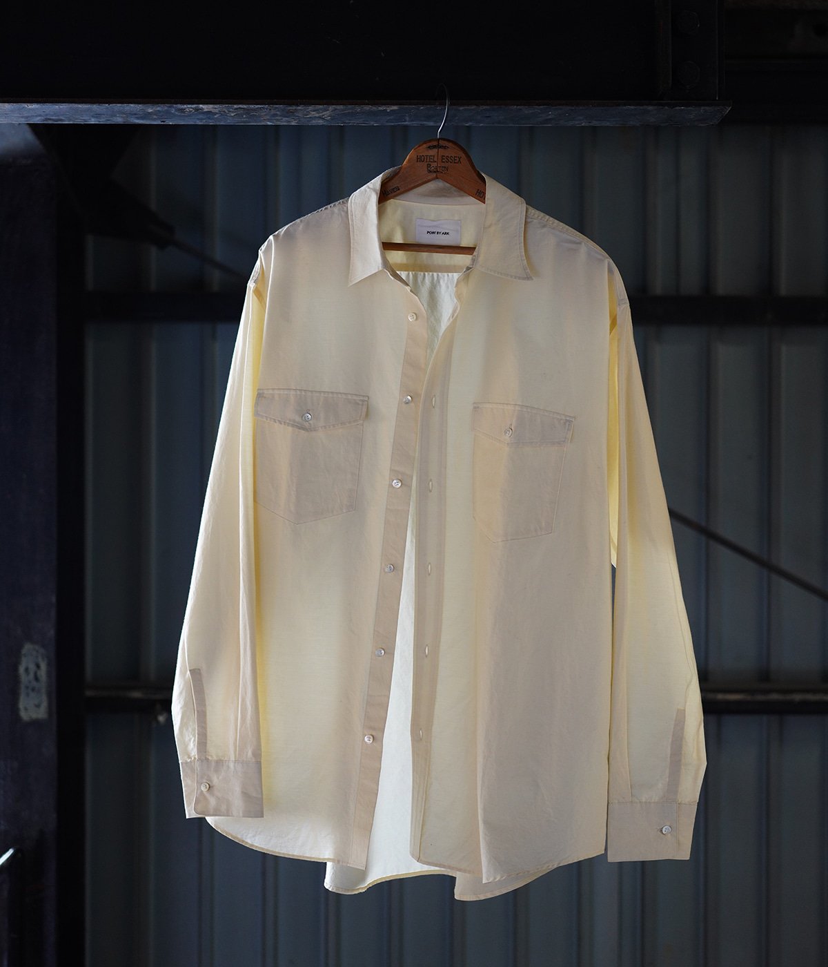 Cotton Silk Parachute L/S Shirt | PORT BY ARK(ポートバイアーク