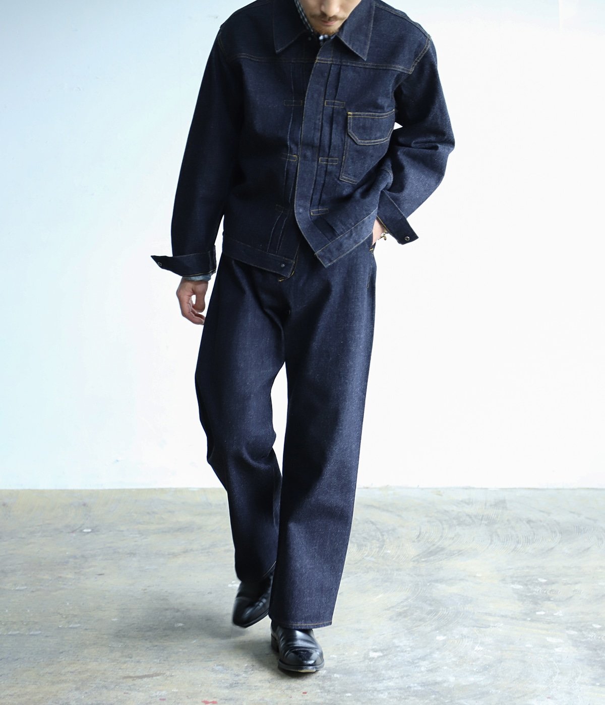 【Binary01】アーク デニム ハーフパンツ Seamless Denim Pants | PORT BY ARK(ポートバイアーク