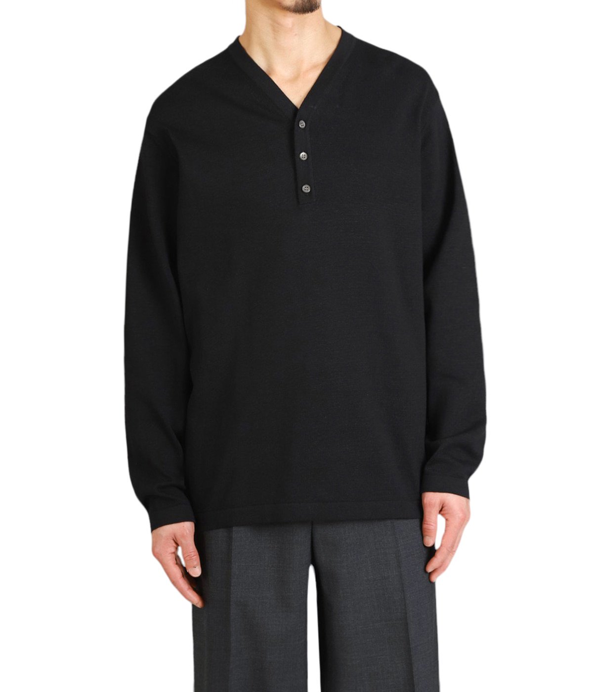 Henley Neck Knit | PORT BY ARK(ポートバイアーク) / トップス ニット