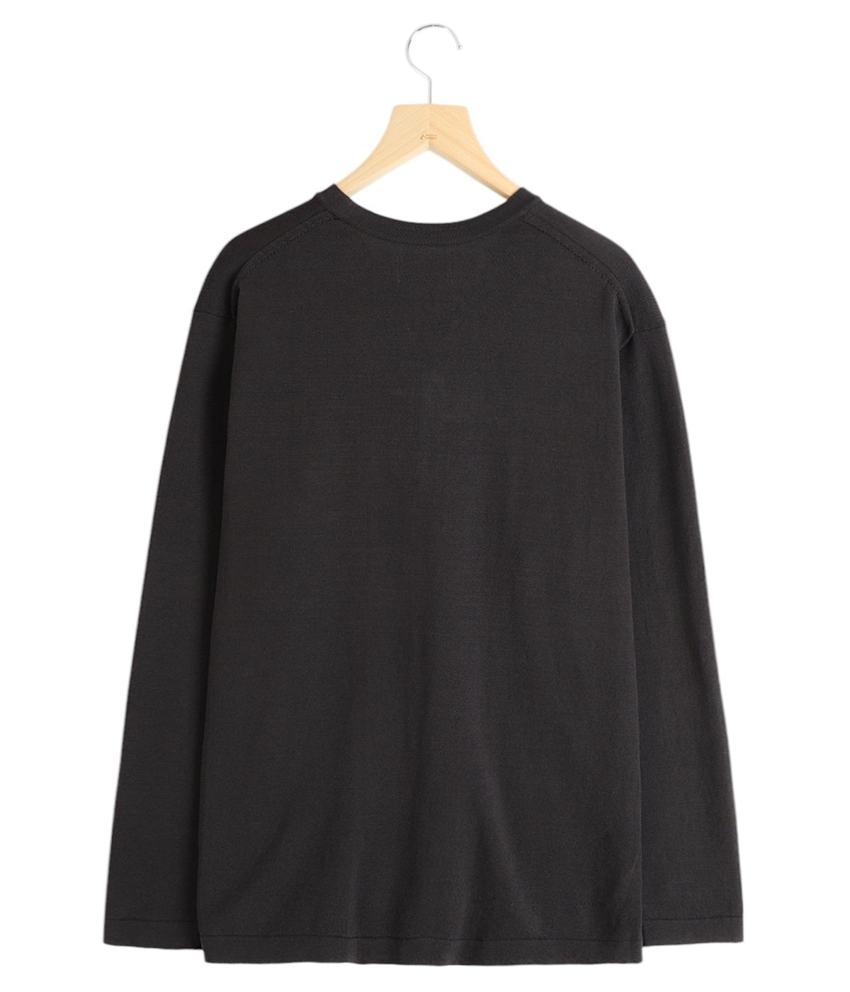 【新品未使用】PORT BY ARK☆ウールT ヘンリーネック☆1☆黒 Henley Neck Knit | PORT BY ARK(ポートバイアーク) / トップス ニット