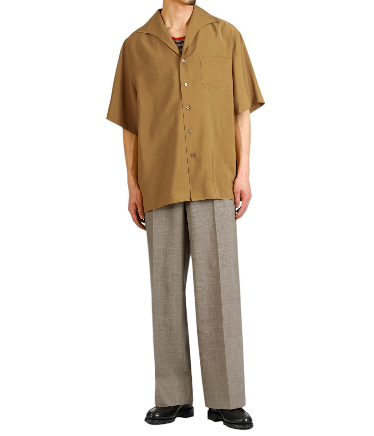 Open Collar S/S Shirt | PORT BY ARK(ポートバイアーク) / トップス
