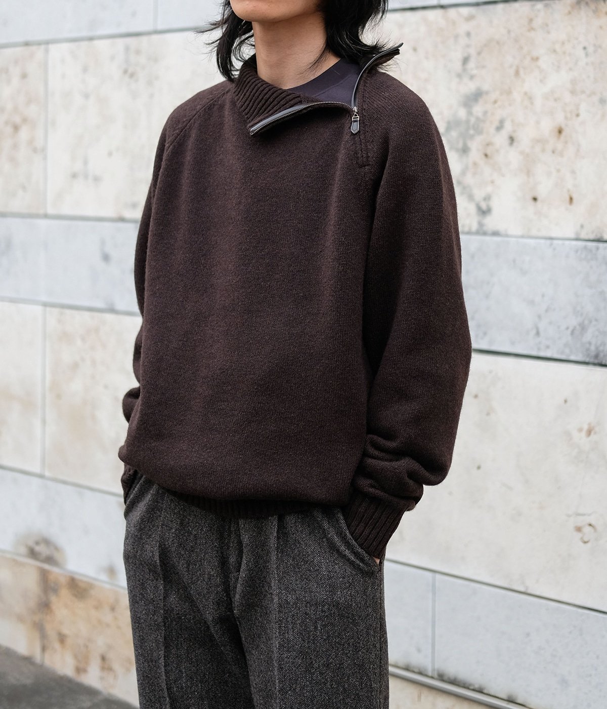 Half Zip Knit | PORT BY ARK(ポートバイアーク) / トップス ニット