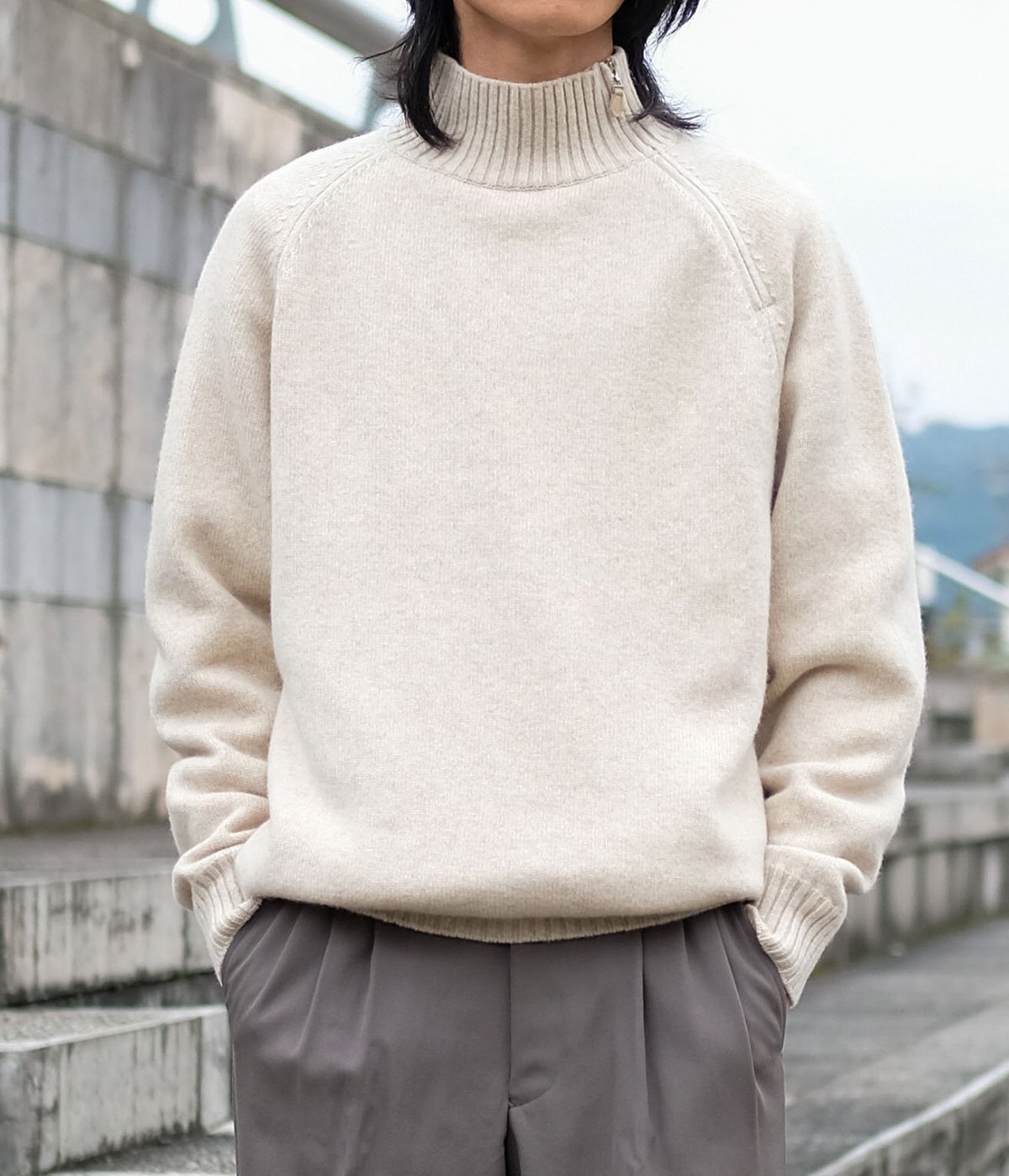 Half Zip Knit | PORT BY ARK(ポートバイアーク) / トップス ニット