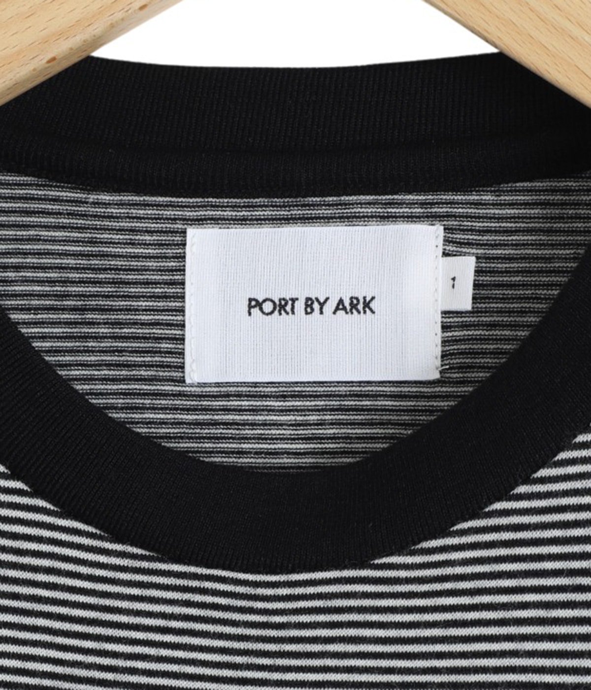 【新品未使用】PORT BY ARK☆ウールT ヘンリーネック☆1☆黒 Henley Neck Knit | PORT BY ARK(ポートバイアーク) / トップス ニット