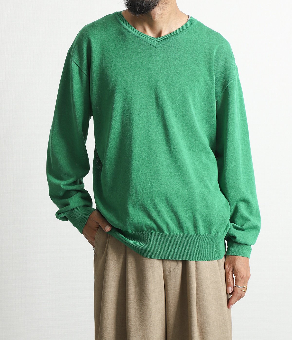 V Neck Knit | PORT BY ARK(ポートバイアーク) / トップス ニット 