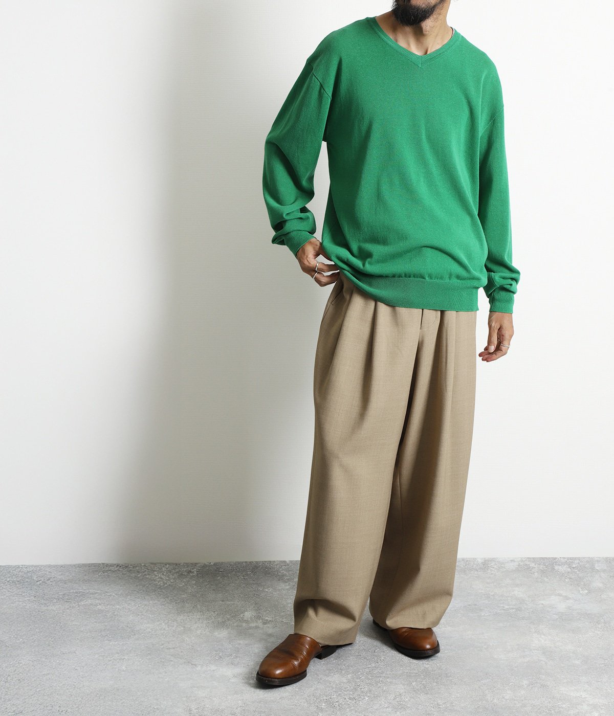 V Neck Knit | PORT BY ARK(ポートバイアーク) / トップス ニット 