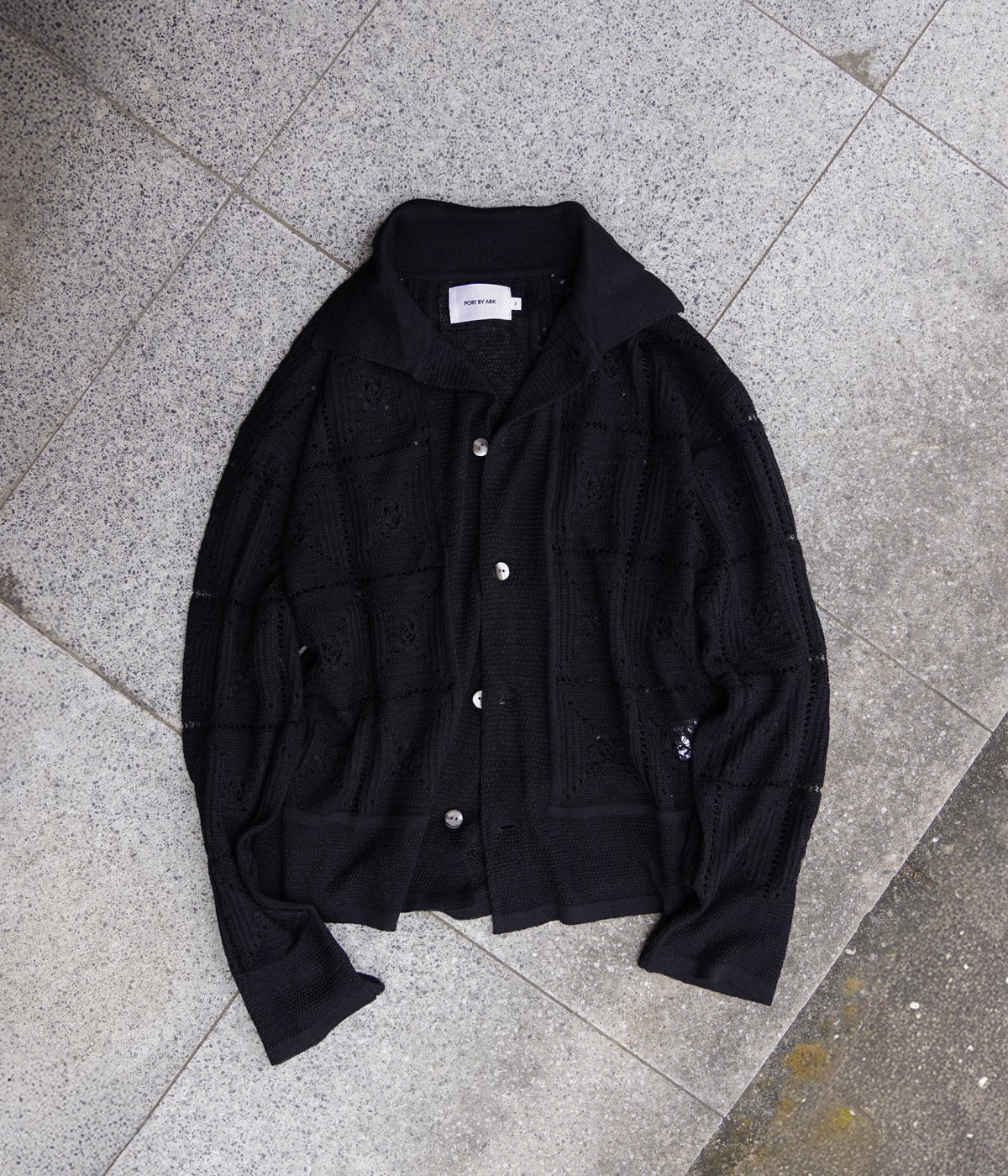 Crochet Knit Shirt | PORT BY ARK(ポートバイアーク) / トップス 長袖