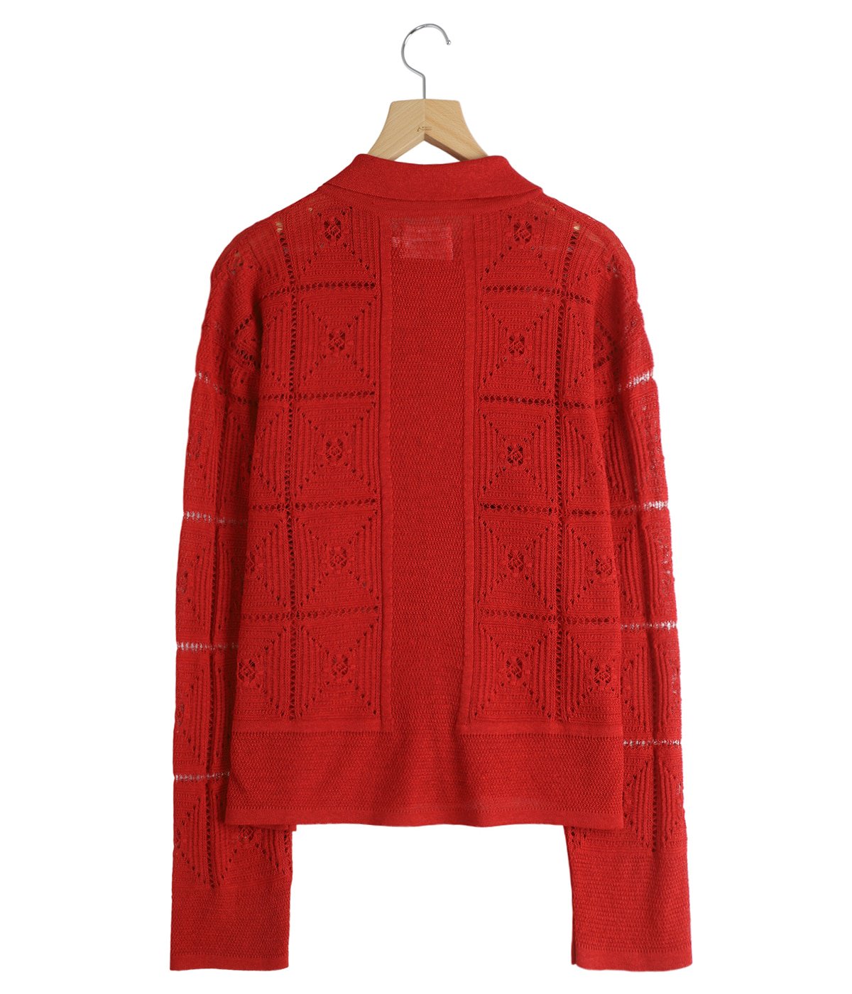 Crochet Knit Shirt | PORT BY ARK(ポートバイアーク) / トップス 長袖