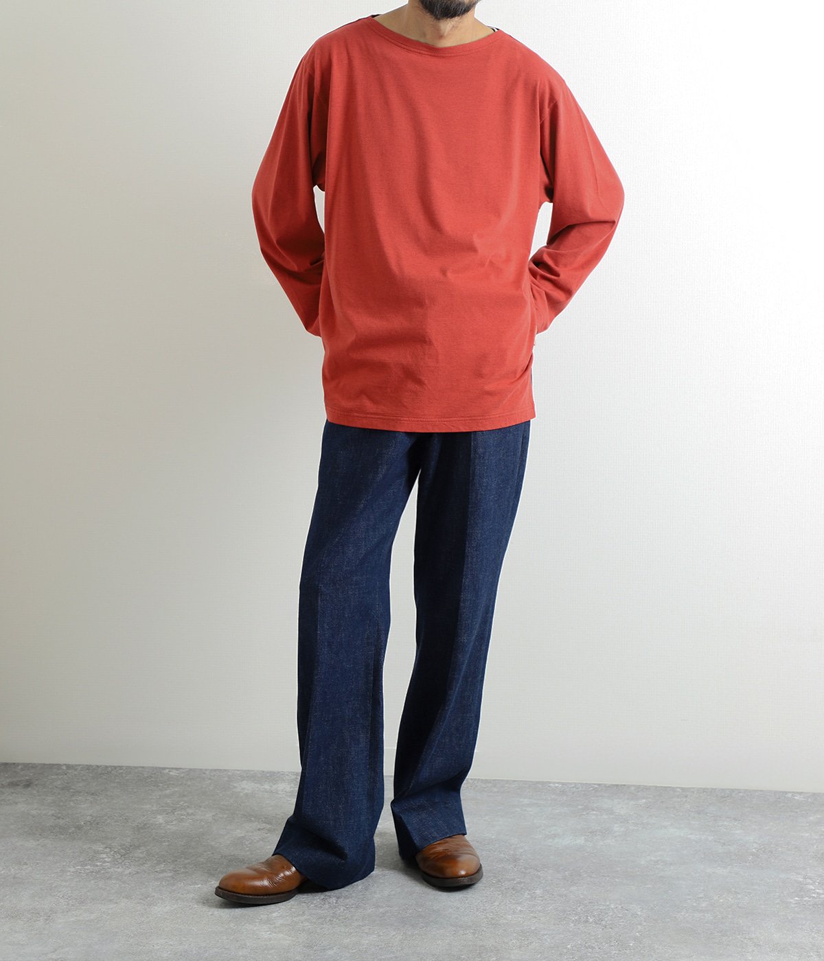 Boat Neck LS T-shirt | PORT BY ARK(ポートバイアーク) / トップス
