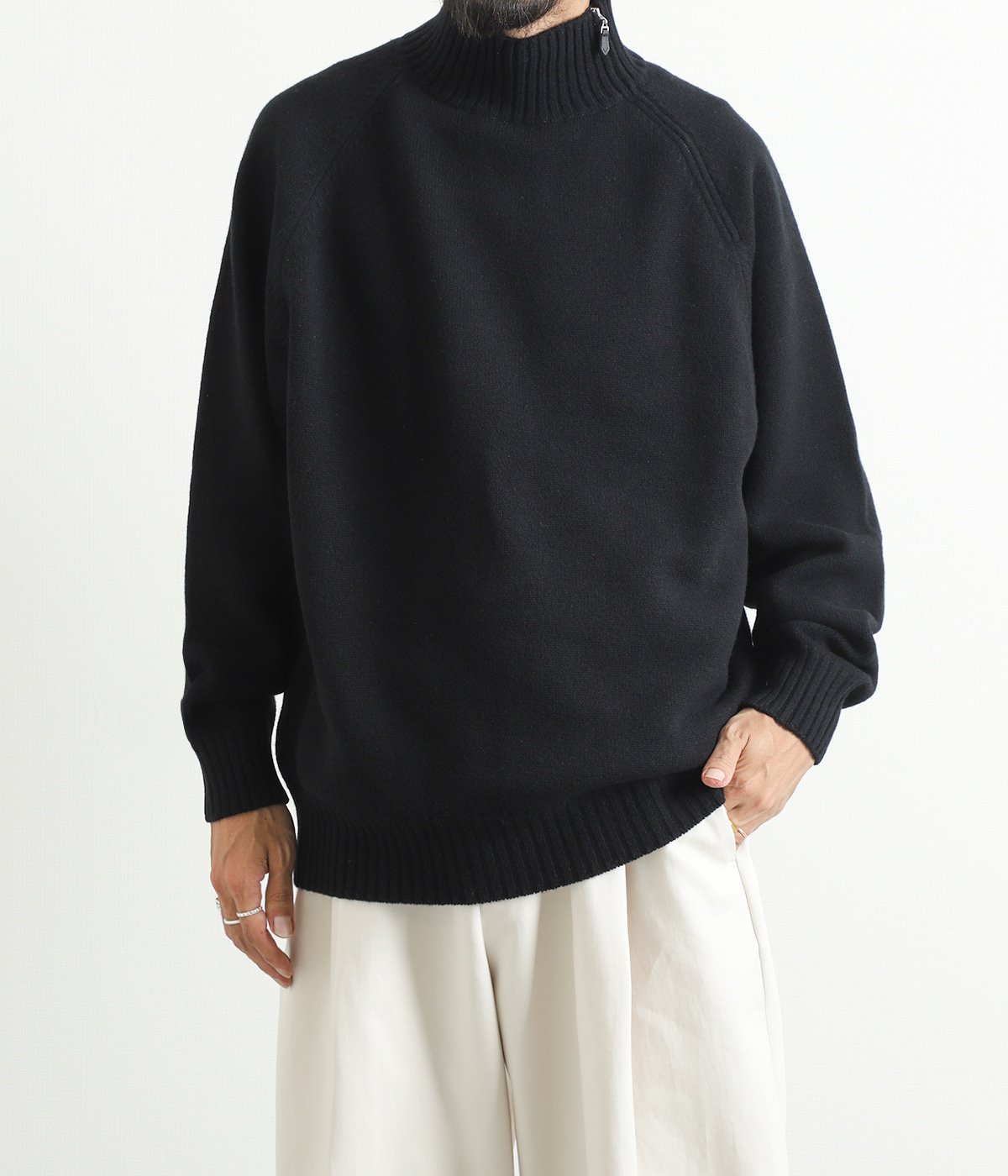 予約】Half Zip Knit | PORT BY ARK(ポートバイアーク) / トップス