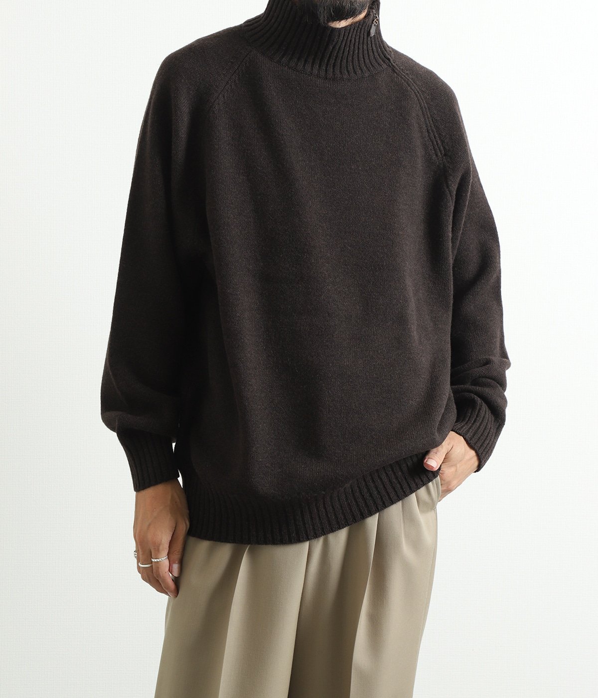 予約】Half Zip Knit | PORT BY ARK(ポートバイアーク) / トップス