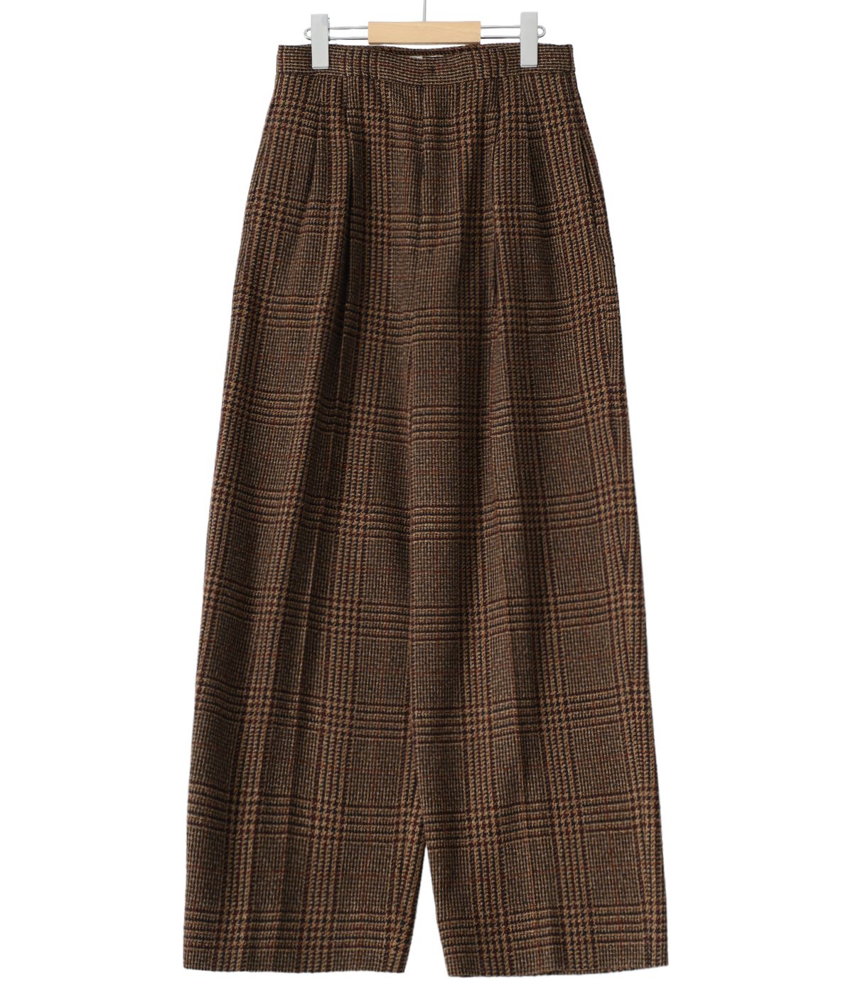 【レディース】SILK TWEED TUCKED EASY PANTS