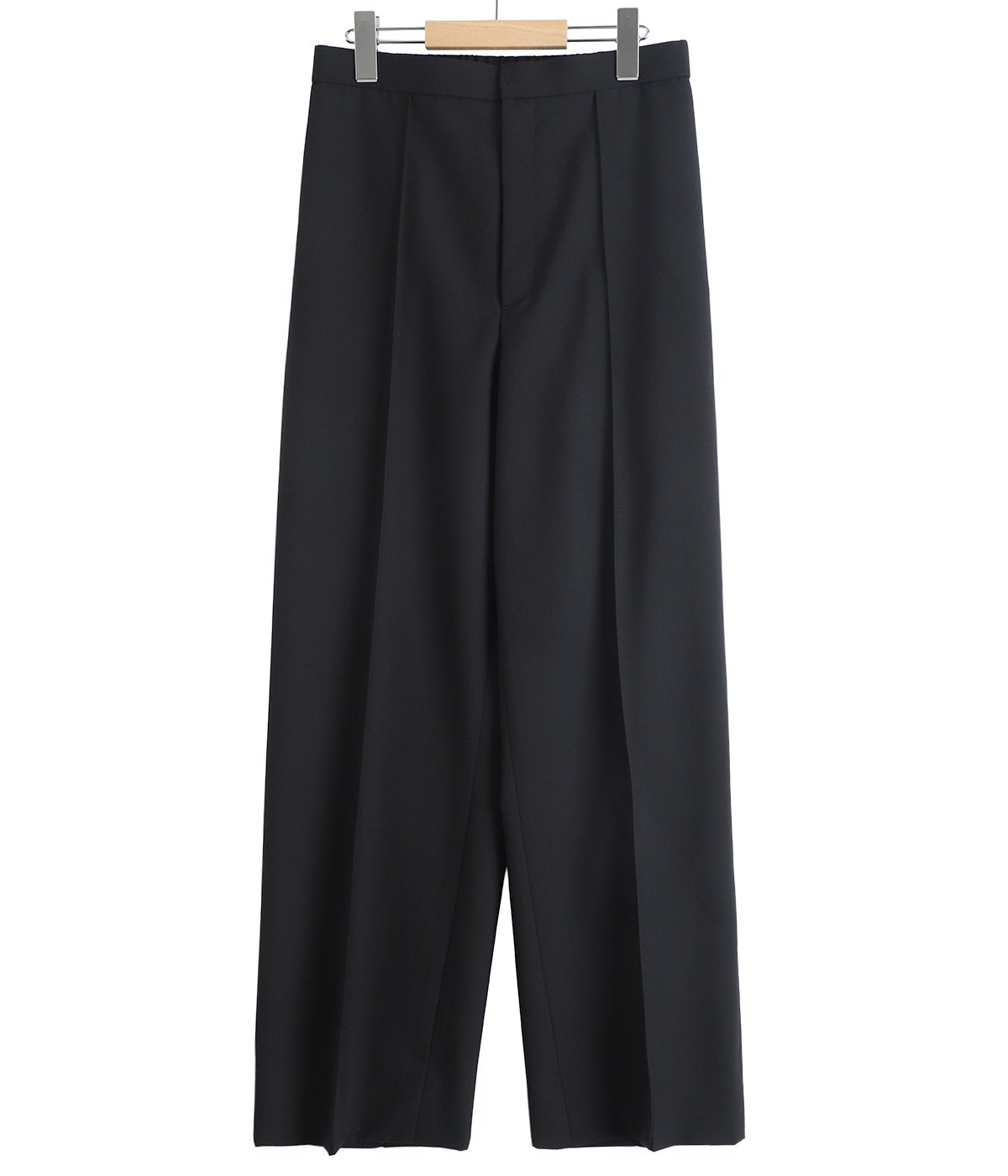 レディース】WOOL TROPICAL PIN TUCK EASY PANTS | ATON(エイトン