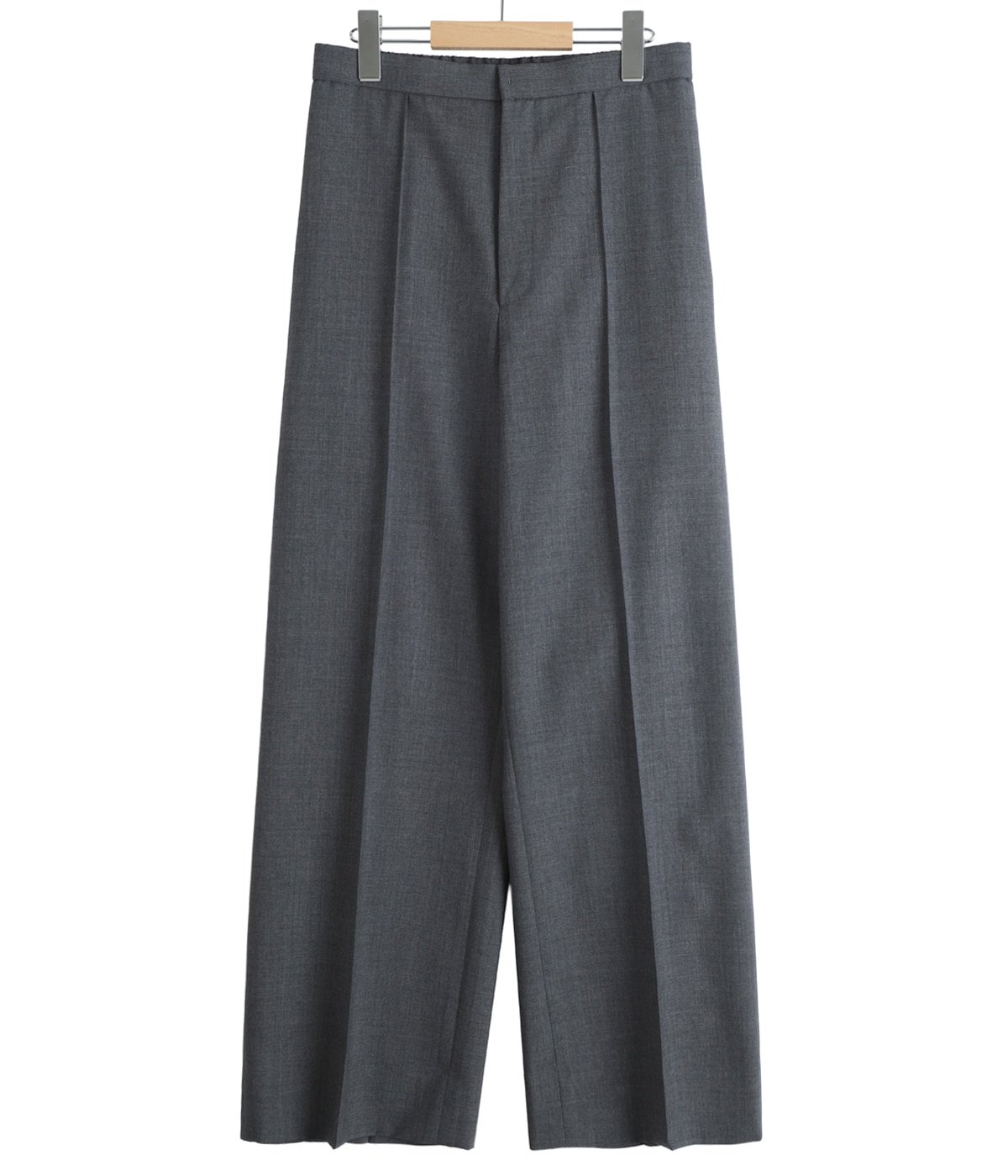 レディース】WOOL TROPICAL PIN TUCK EASY PANTS | ATON(エイトン