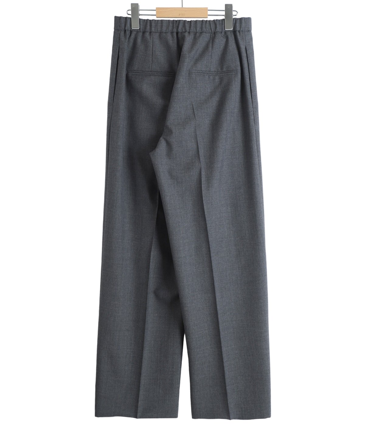 レディース】WOOL TROPICAL PIN TUCK EASY PANTS | ATON(エイトン