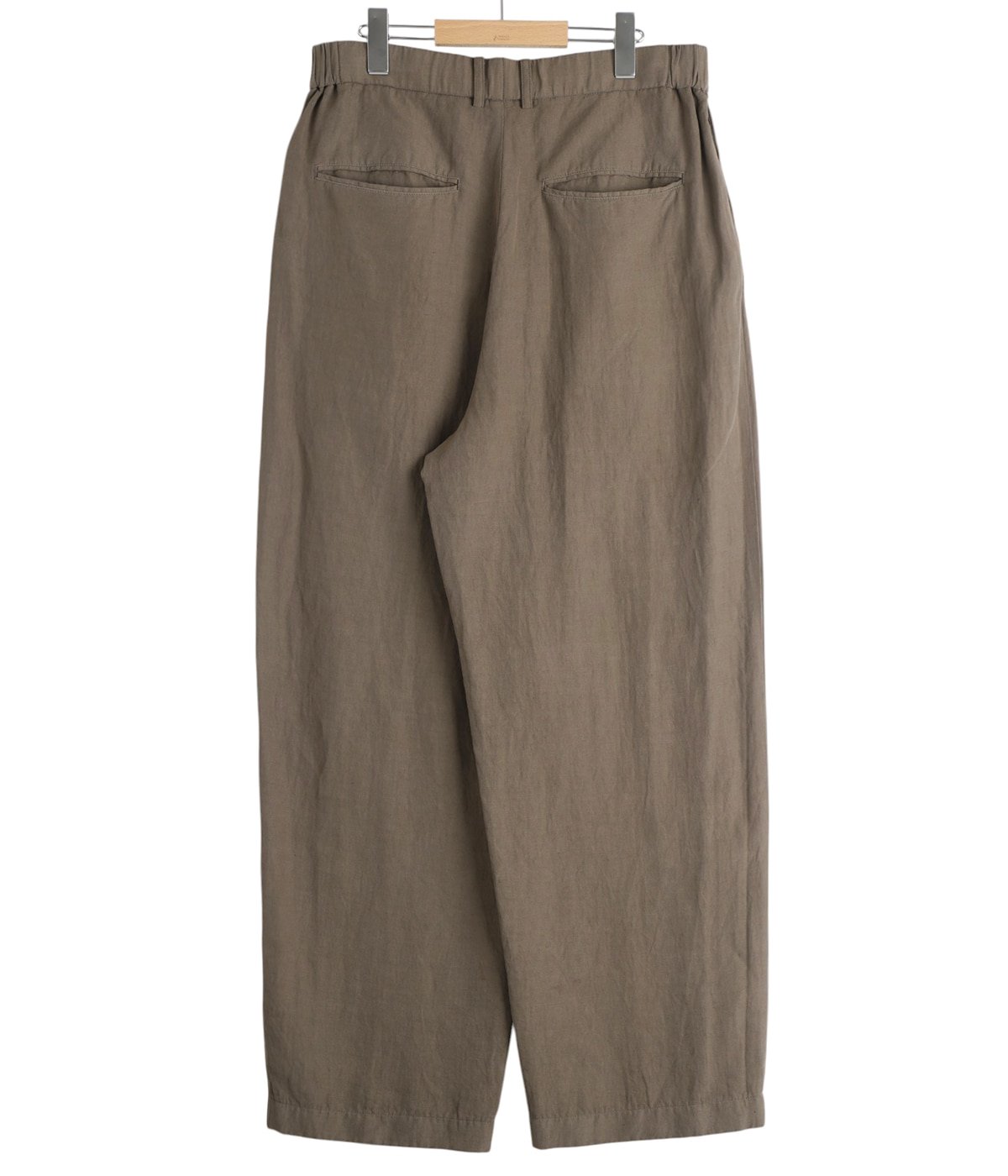 COTTON LINEN VOILE LOOSE FIT PANTS | ATON(エイトン) / パンツ