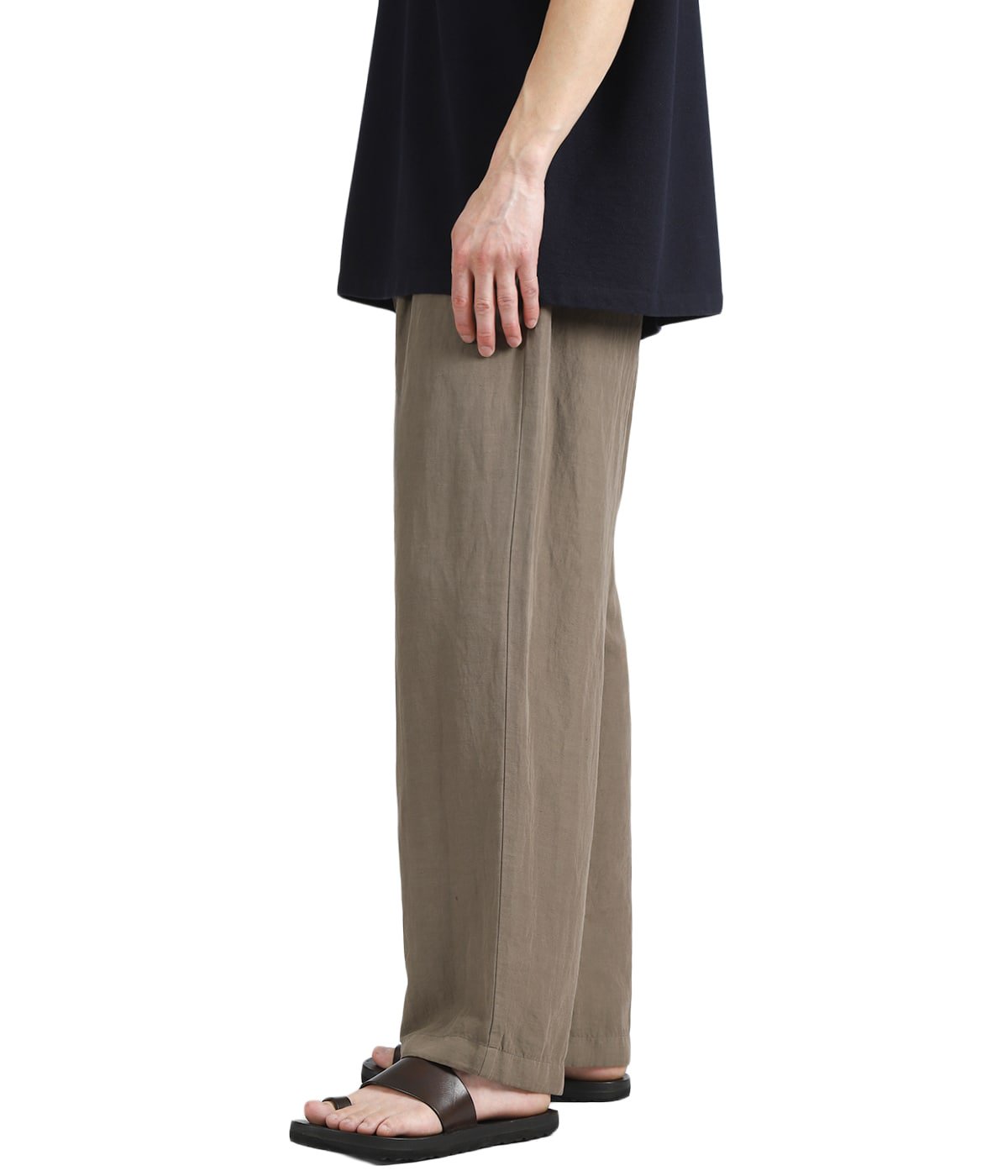 COTTON LINEN VOILE LOOSE FIT PANTS | ATON(エイトン) / パンツ