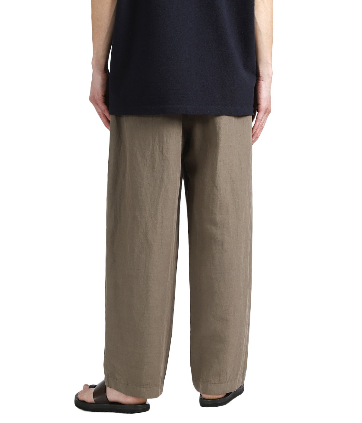 COTTON LINEN VOILE LOOSE FIT PANTS | ATON(エイトン) / パンツ