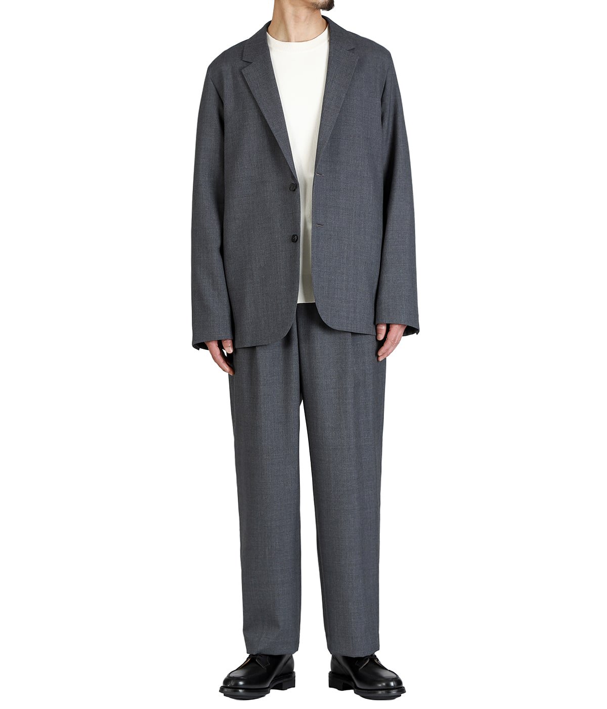 WOOL TROPICAL LOOSE FIT PANTS | ATON(エイトン) / パンツ スラックス