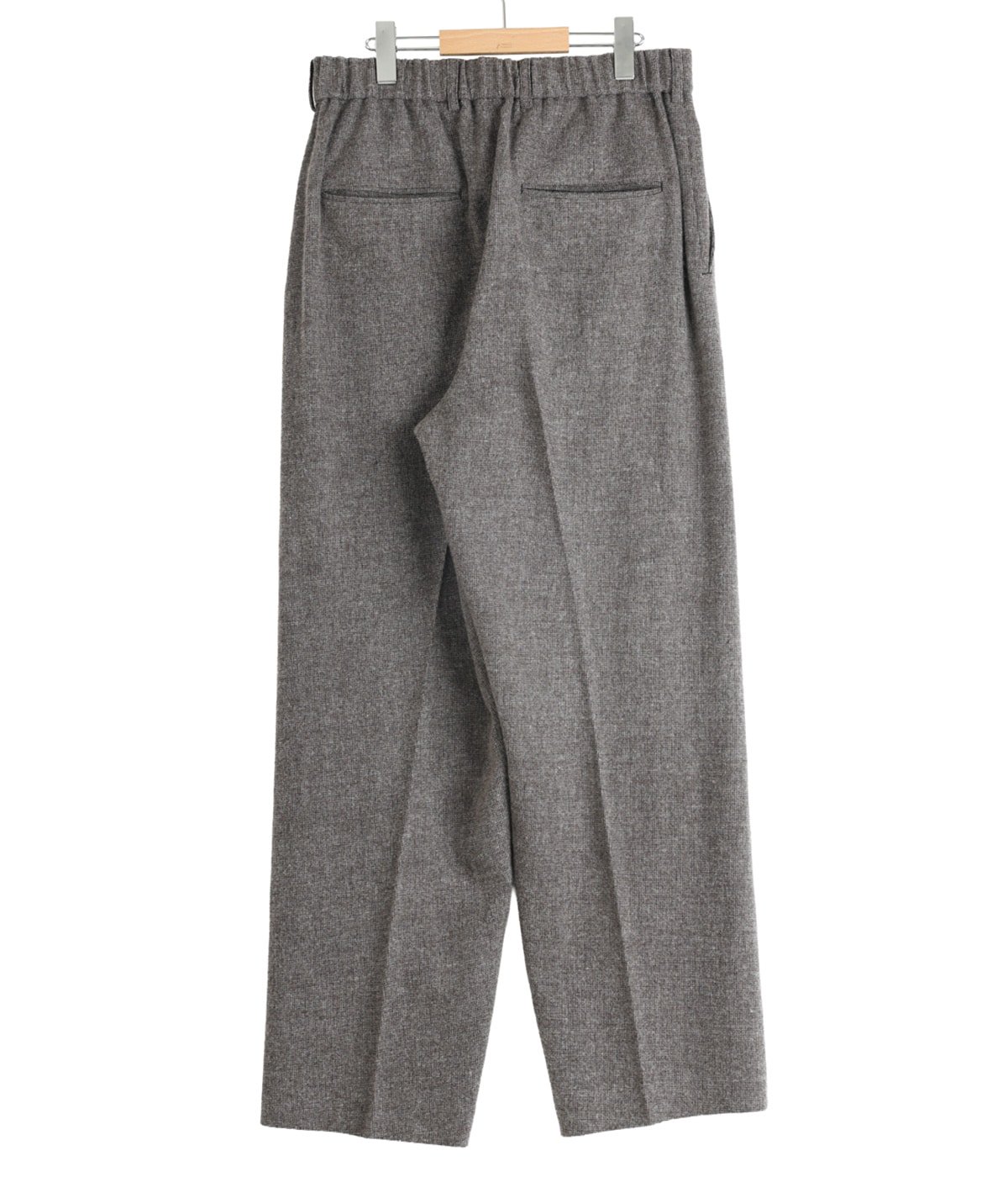 LINEN WOOL TWEED LOOSE FIT PANTS | ATON(エイトン) / パンツ