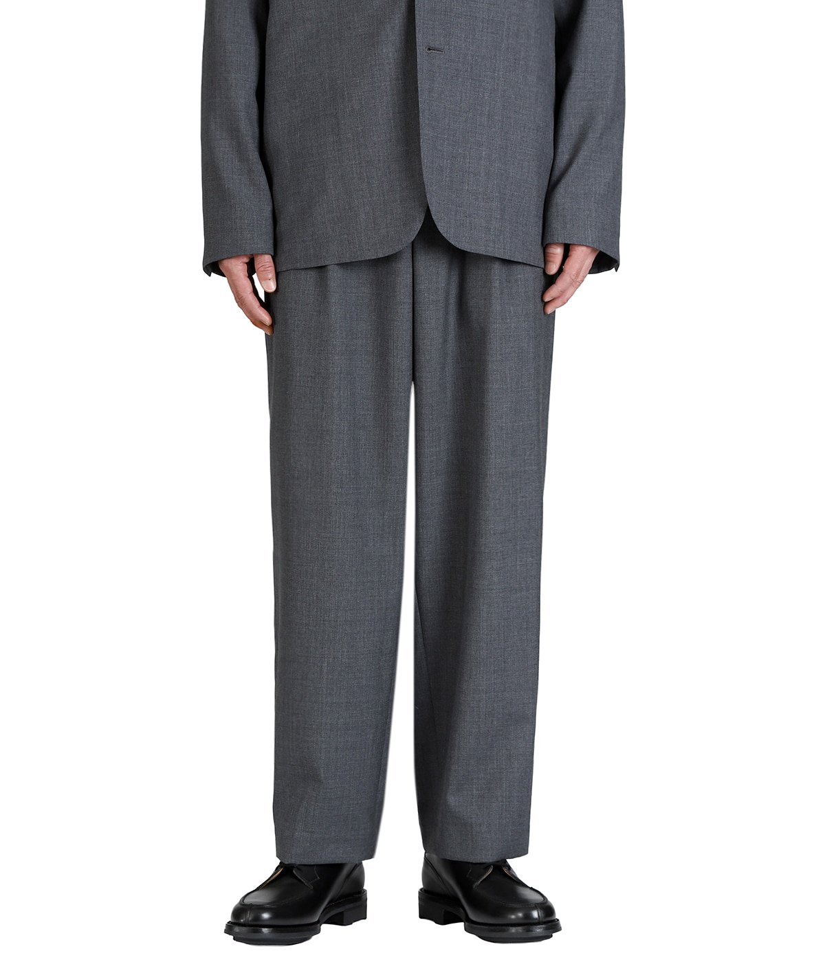 予約】WOOL TROPICAL LOOSE FIT PANTS | ATON(エイトン) / パンツ