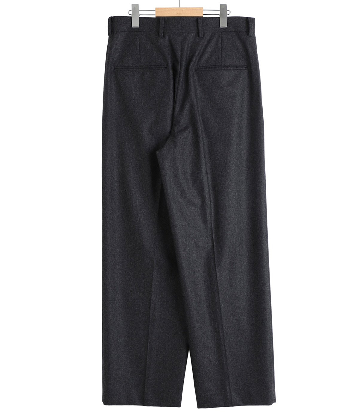 MERINO COLLEGE FLANNEL STANDARD PANTS | ATON(エイトン) / パンツ