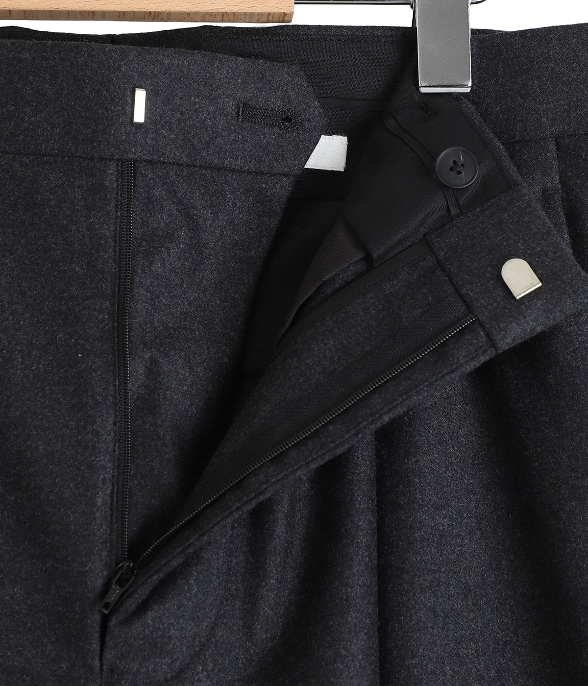 MERINO COLLEGE FLANNEL STANDARD PANTS | ATON(エイトン) / パンツ