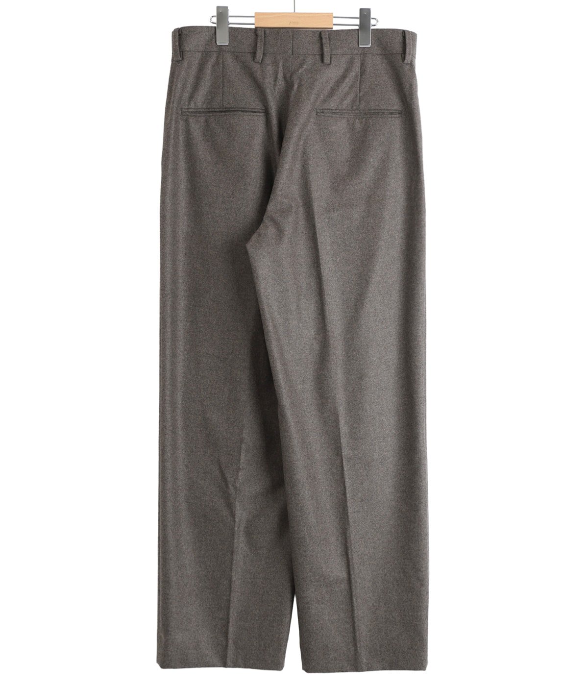 MERINO COLLEGE FLANNEL STANDARD PANTS | ATON(エイトン) / パンツ