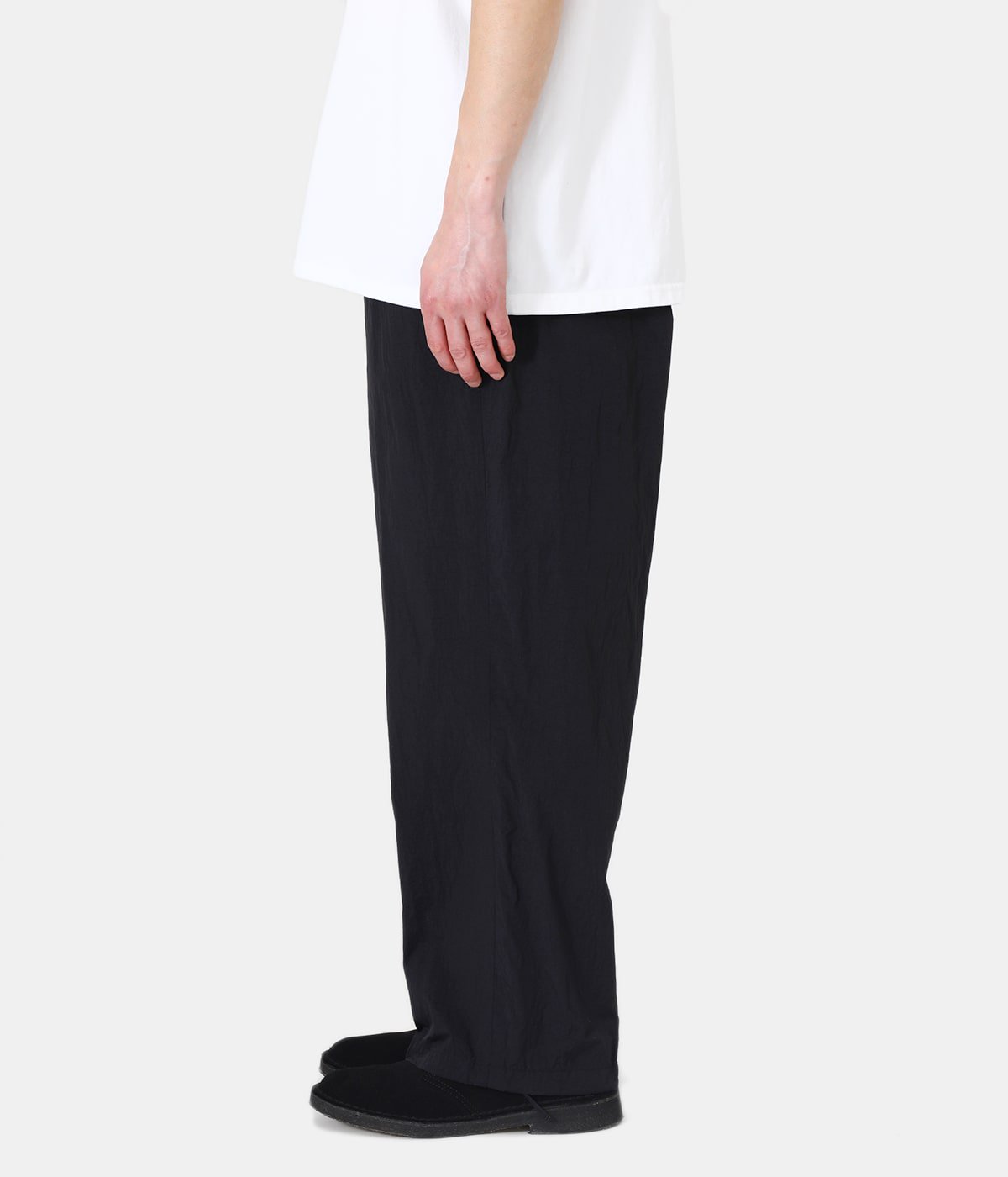 aton HAND DYE NYLON OVER PANTS BLACK 00 | gulatilaw.com