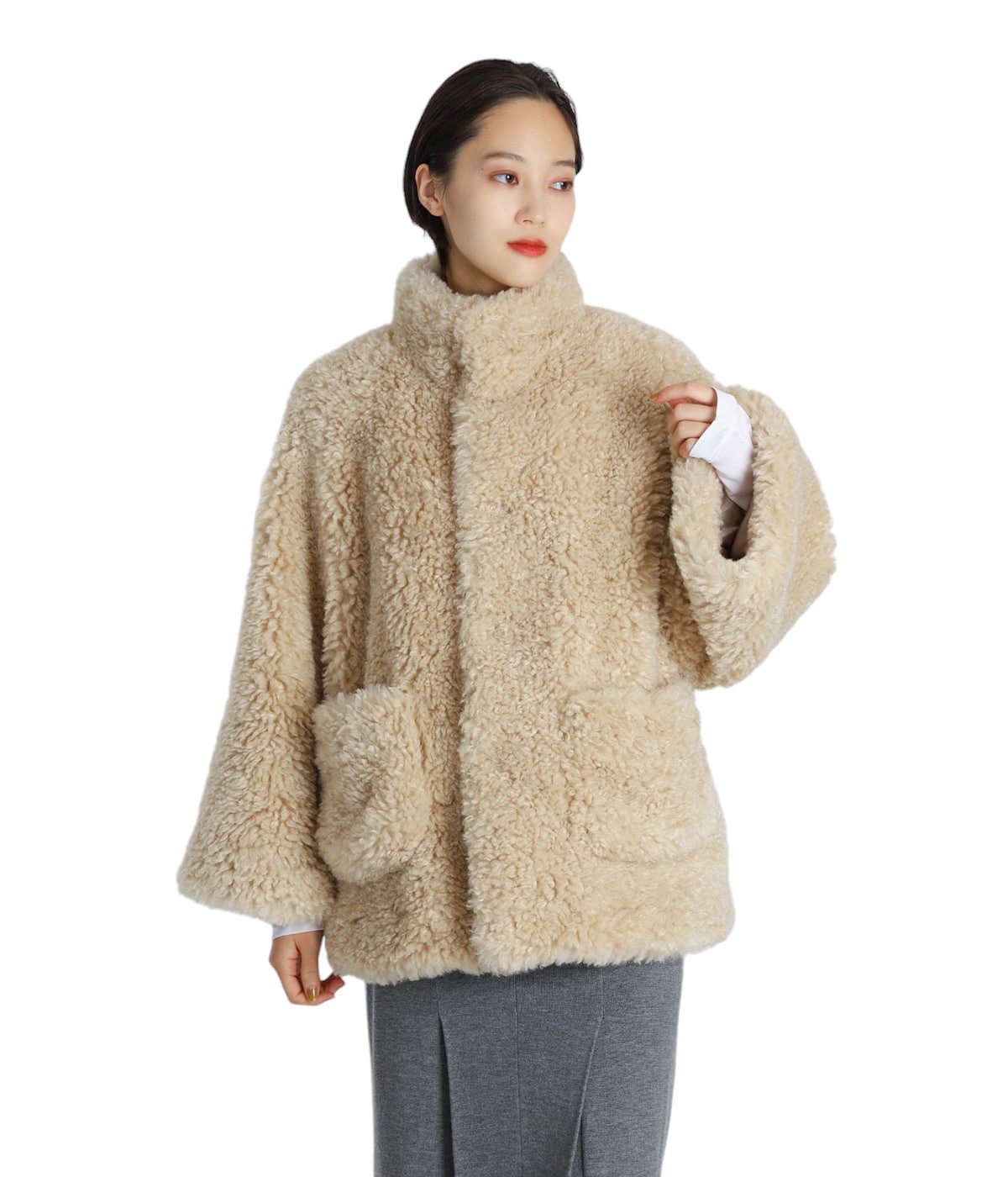 Unisex Eco-Fur Robe Coat