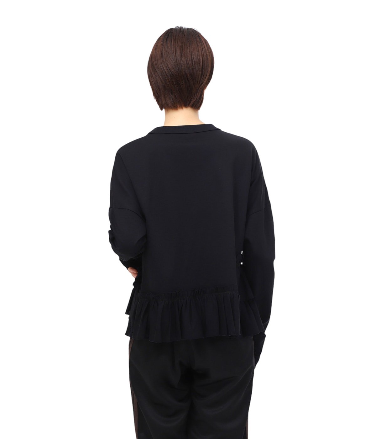 レディース】Swallow Frill Tiered Long Sleeve Tee