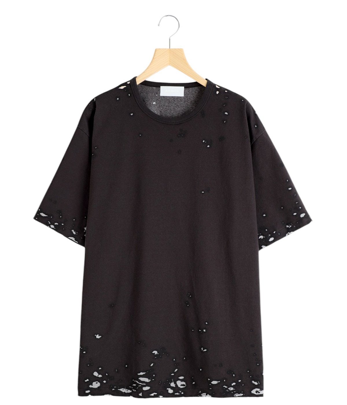★美品・定価1.65万円★ paratrait パラトレイト Tシャツ サイズ3 paratrait パラトレイト】 RIP ZIP SHIRT / BLACK - Avelia