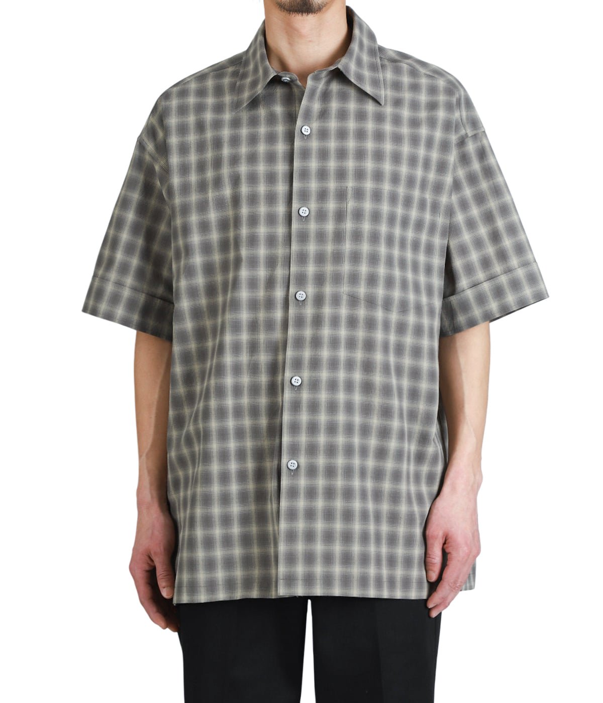 ARTIFICIAL CHECK SS SHIRT | paratrait(パラトレイト) / トップス