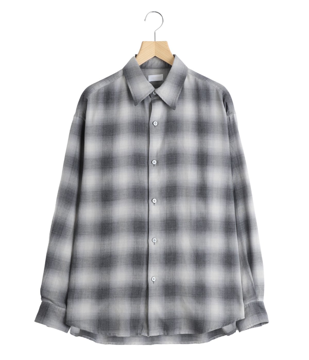 本日終了　Paratrait 26AW check shirts MOOSE SKIN CHECK SHIRT | paratrait(パラトレイト) / トップス 長袖