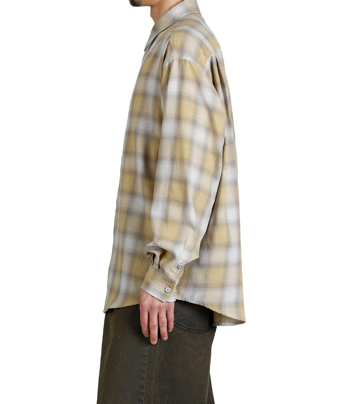 本日終了　Paratrait 26AW check shirts MOOSE SKIN CHECK SHIRT | paratrait(パラトレイト) / トップス 長袖