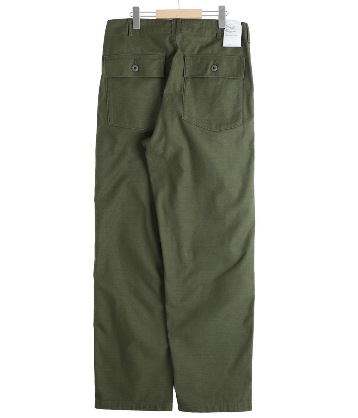 Cotton Back-Sateen Baker Pants (Wide Tapered)(One Wash) | CIOTA