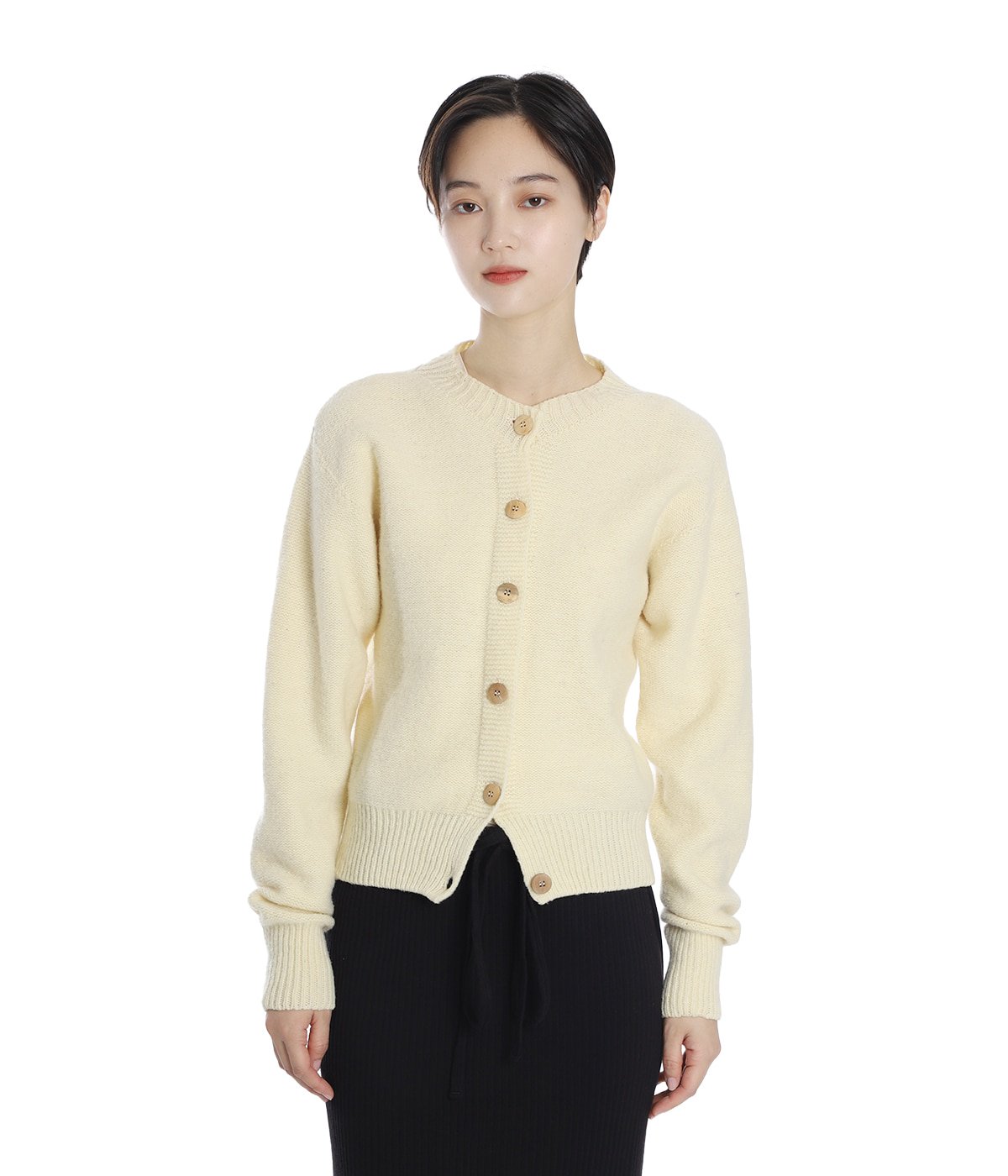 baserange ニットカーディガン Baserange【ベースレンジ】tier cardigan 