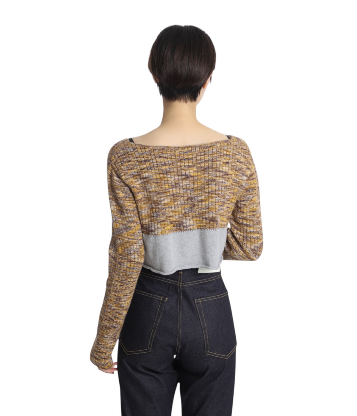 レディース】WASTE CROPPED SWEATER | Baserange(ベースレンジ