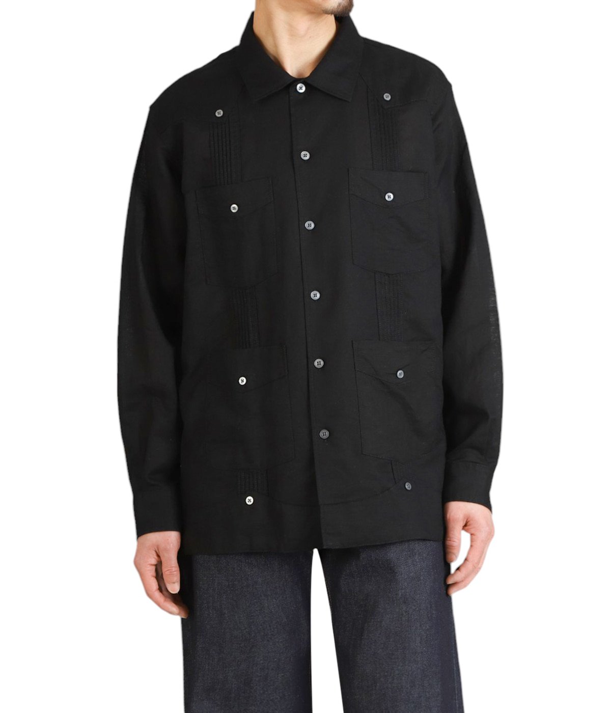 エンジニアドガーメンツ 25SS Guayabera Shirt Mサイズ Engineered Garments【エンジニアドガーメンツ】