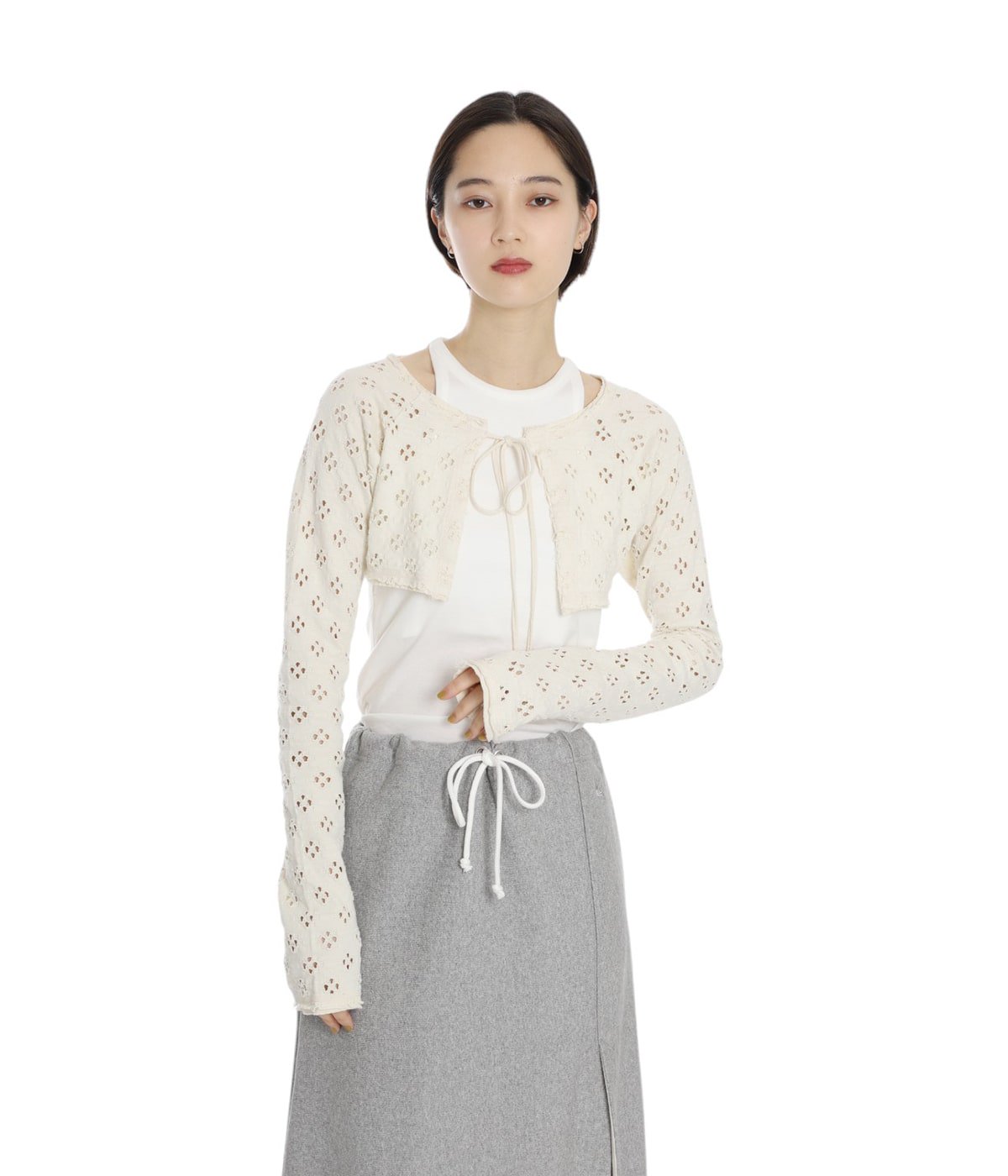 レディース】Spencer Bolero - Cutwork | RhodolirioN レディース】Spencer Bolero - Cutwork | RhodolirioN